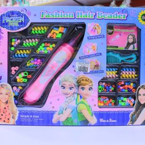 طقم ادوات تطريز الشعر مع الماكينة والمشاط