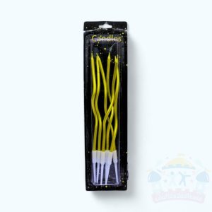 شمع ترتة عيد ميلاد متعرج