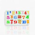 بازل خشبي لتعليم الحروف والارقام الانجليزية